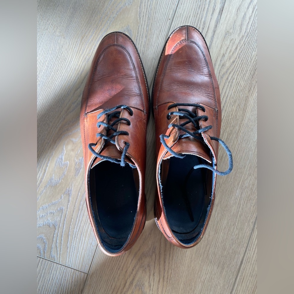 Cole Haan Brown Leather Oxfords